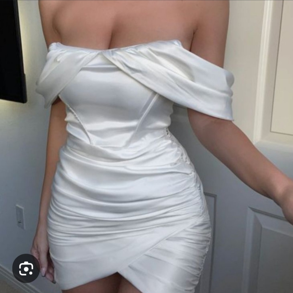 NWT Leau Devine Satin Corset dress